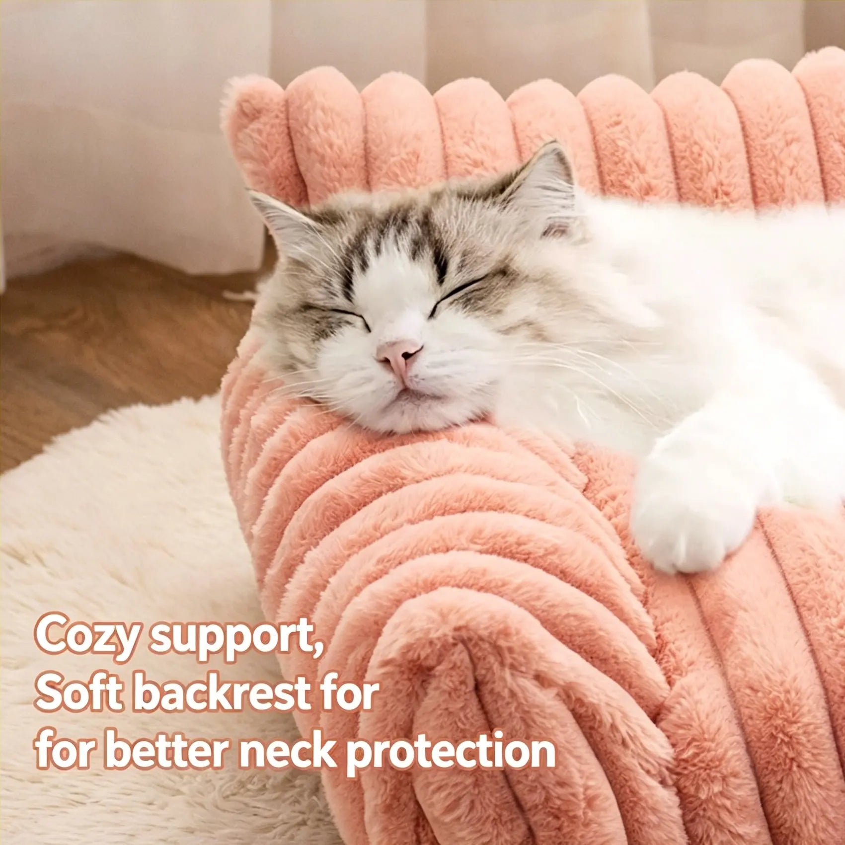 Four Styles of Comfortable Pet Sofa Beds—Fluffy Fleece Cat Bed Suitable for Indoor Cats, Premium Soft Material with a Removable, Washable Cover, Fun for Outdoor Use. Suitable for All Seasons, Cozy Pet Bed, Pet Sofa Bed, Bed Sure Pet