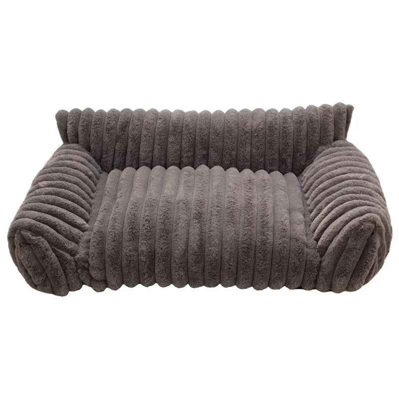 Four Styles of Comfortable Pet Sofa Beds—Fluffy Fleece Cat Bed Suitable for Indoor Cats, Premium Soft Material with a Removable, Washable Cover, Fun for Outdoor Use. Suitable for All Seasons, Cozy Pet Bed, Pet Sofa Bed, Bed Sure Pet